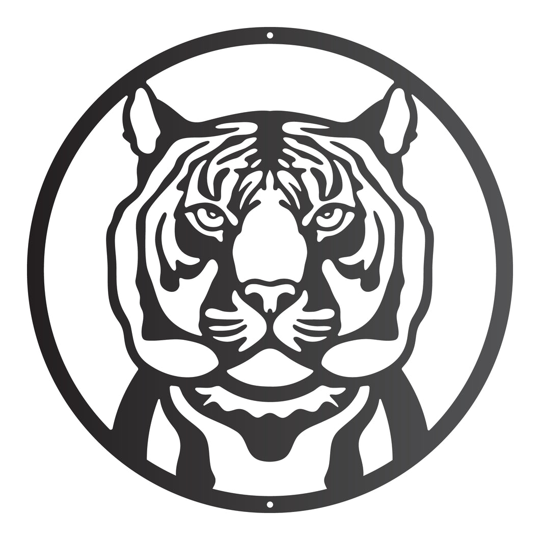 Tiger Round Wall Art
