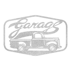 Vintage Pickup Truck Garage Sign