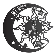 Load image into Gallery viewer, &quot;You Are My Sun &amp; Moon&quot; Wall Art
