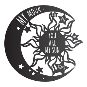 "You Are My Sun & Moon" Wall Art